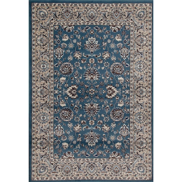 Standalone 8 X 10 Ft. Arabella Collection Accustomed Woven Area Rug, Medium Blue ST323272 - main